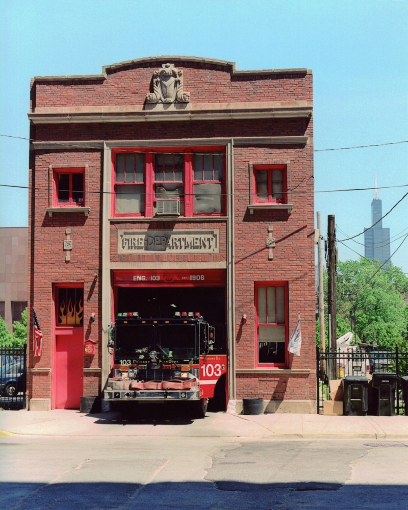Chicago Firehouse - Engine 103 | Chicago Buildings Framed Print