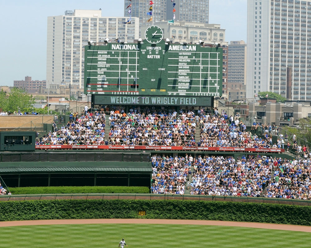 Wrigley Bleachers To Wrigley Field Chicago Cubs Framed Print