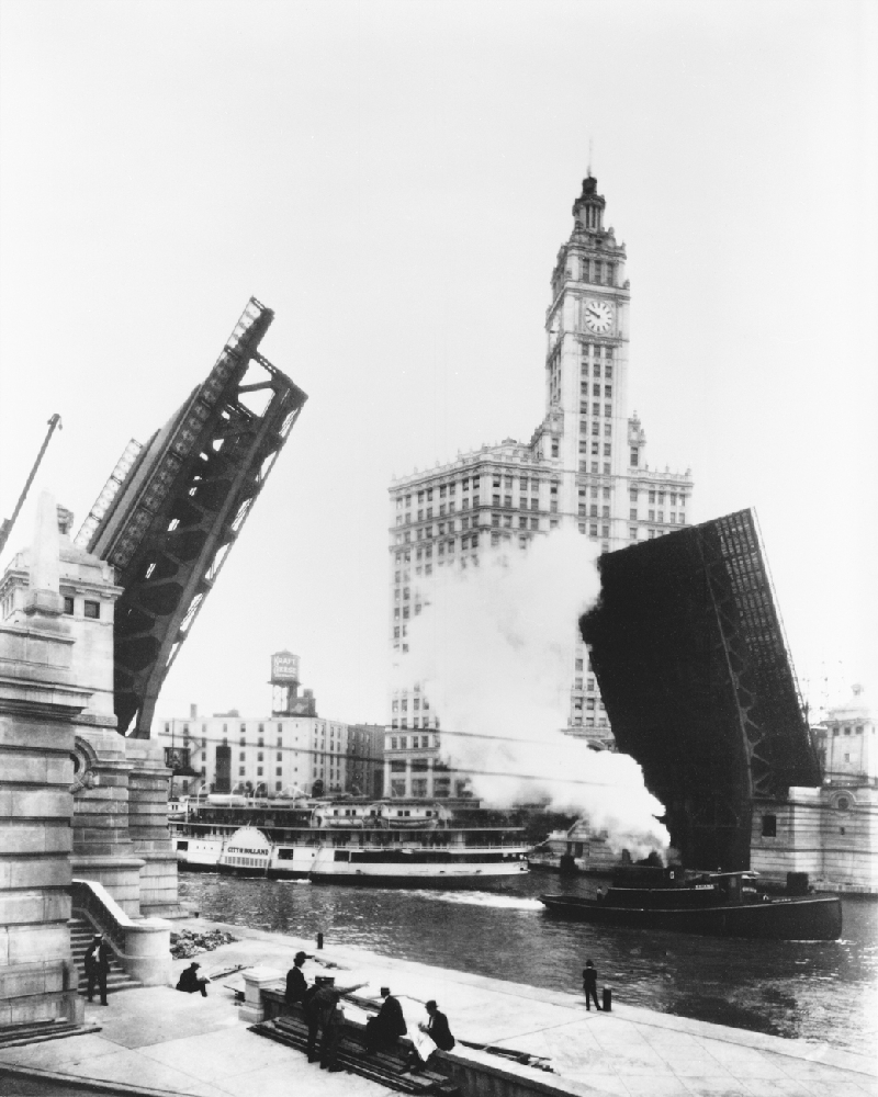 Wrigley Building Vintage Print Chicago Buildings Framed Print