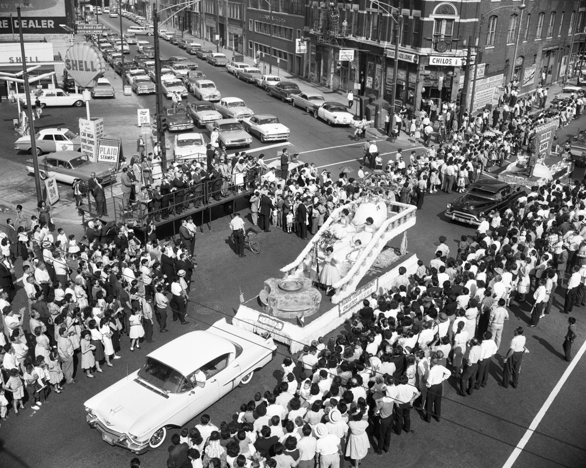 Pilsen July 4Th Parade Chicago History Framed Print