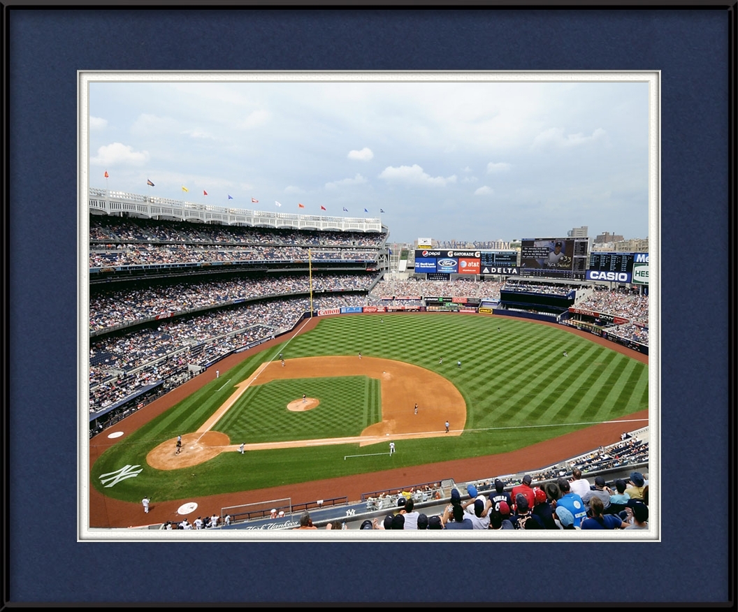 Yankees Baseball MLB Stadiums Framed Print